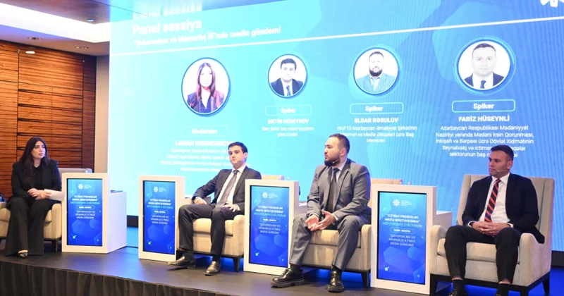 Şəhərsalma, mədəni irs və qlobal tədbirlər media müstəvisində Panel sessiya