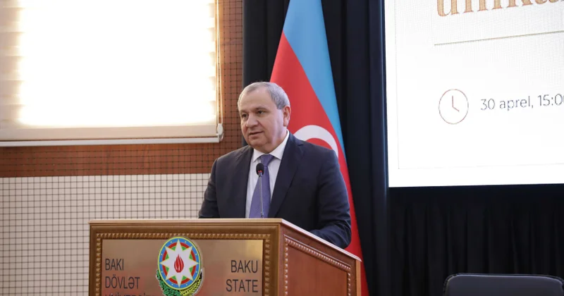BDU da təqdimat: Səngəçal karvansarası Böyük İpək Yolunun unikal abidəsi