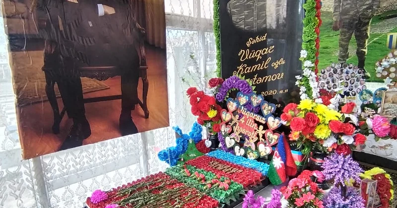 Şəhid Vüqar Rüstəmovun xatirəsi ehtiramla anıldı FOTOLAR