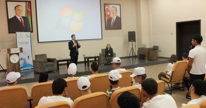“Gənc mütəxəssislər gələcəyə addım” layihəsi Qəbələdə FOTOLAR