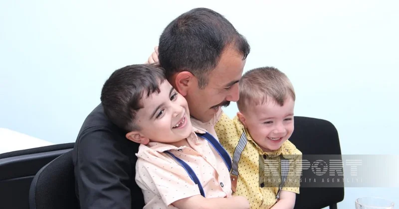 Naxçıvanda məhkum valideynlər uşaqları ilə görüşdü