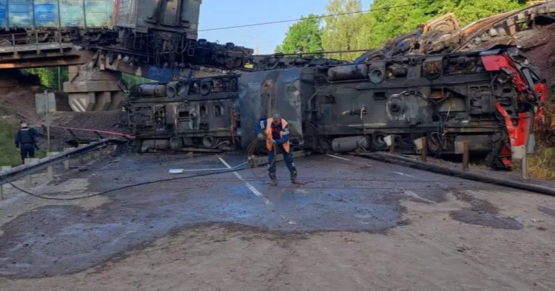 Катастрофа под Брянском: обрушение моста на поезд унесло жизни семи человек