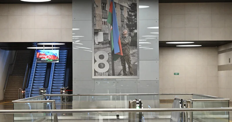 Добро пожаловать в Бакинский метрополитен: станция 8 Ноября ФОТОРЕПОРТАЖ