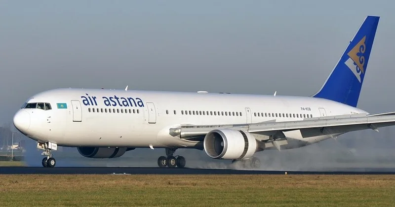 В Баку торжественно встретили первый рейс Air Astana из казахстанского Атырау