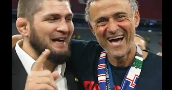 Nurmaqomedov Luis Enrike ilə zarafat etdi Zarafata olsa belə, demədi