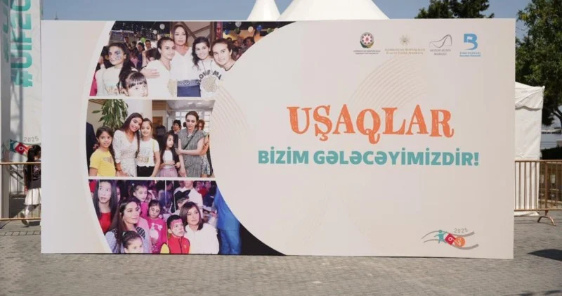 Uşaqların bayramı təntənəli şəkildə qeyd olundu FOTOLAR