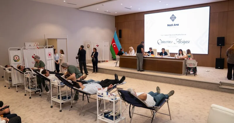 Nazlı Ana Fondu qanvermə aksiyası təşkil edib FOTO