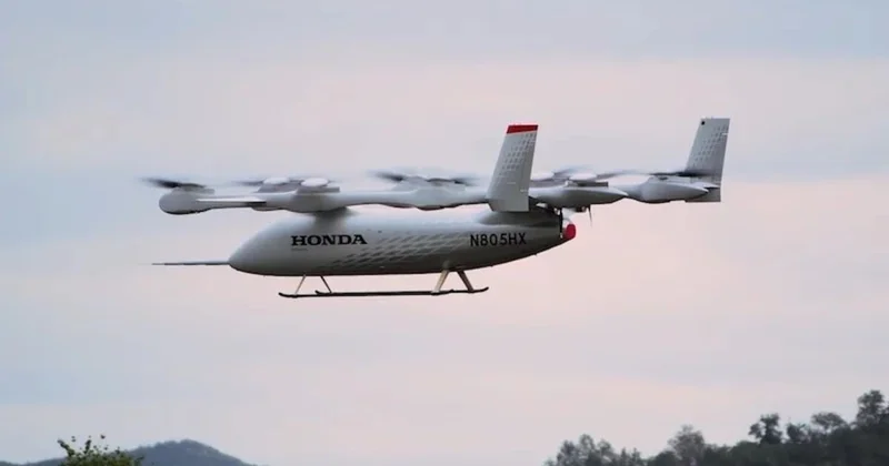 Honda ilk dəfə tamölçülü eVTOL uçan aparatının prototipini göyə qaldırıb