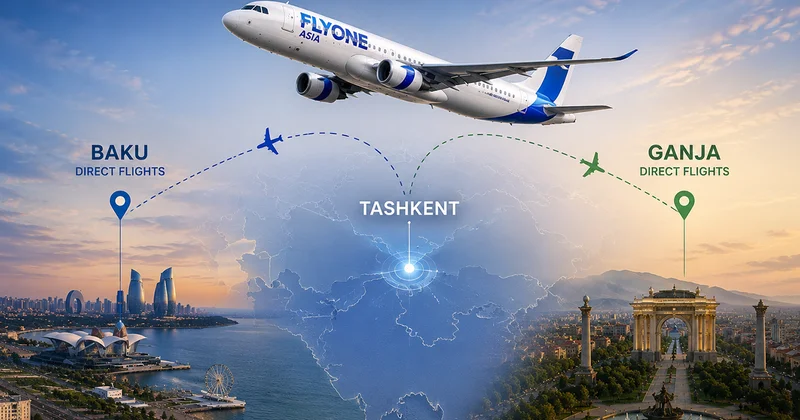 “FLYONE Asia” Bakı və Gəncə hava limanlarına müntəzəm uçuşlara başladı