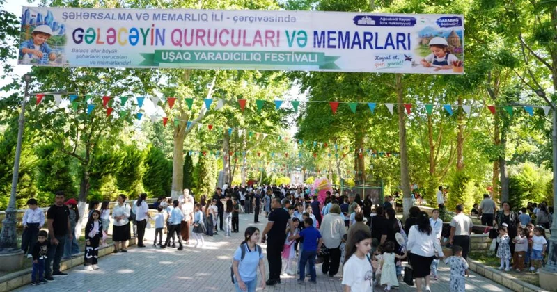 AĞCABƏDİDƏ UŞAQLARIN BEYNƏLXALQ MÜDAFİƏSİ GÜNÜNƏ HƏSR OLUNMUŞ YARADICILIQ FESTİVALI KEÇİRİLİB