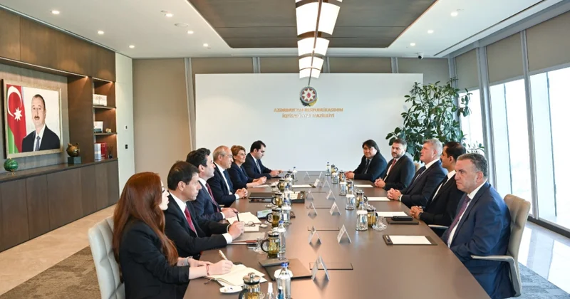 Xəzər dənizi vasitəsilə enerji nəqlinin təşkili məsələləri barədə fikir mübadiləsi aparılıb