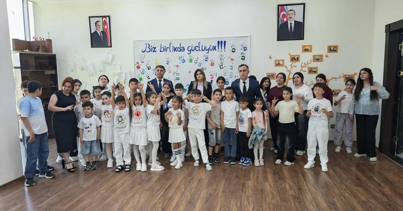 1 İyun Uşaqların Beynəlxalq Müdafiəsi Günü münasibətilə uşaqların Beyləqan rayonunda yerləşən Gənclər Mərkəzinə ekskursiyası təşkil edilib
