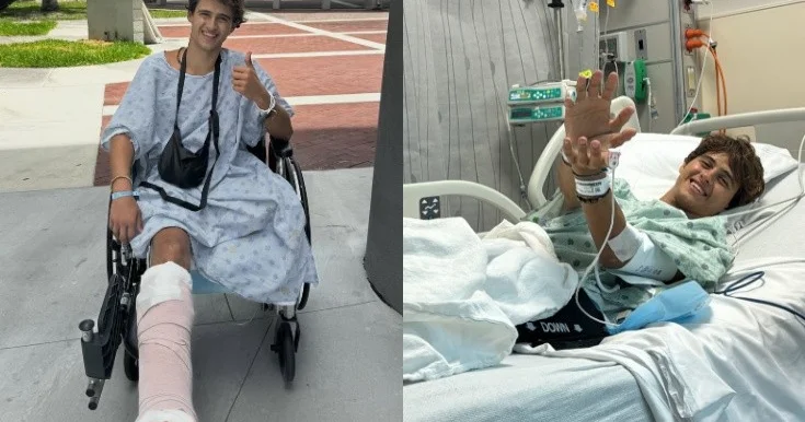 Ayağı amputasiya edilən Survivor qalibindən paylaşım Fotolar