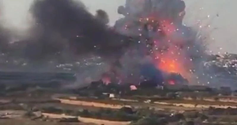 Взрыв на фабрике на Мальте ВИДЕО