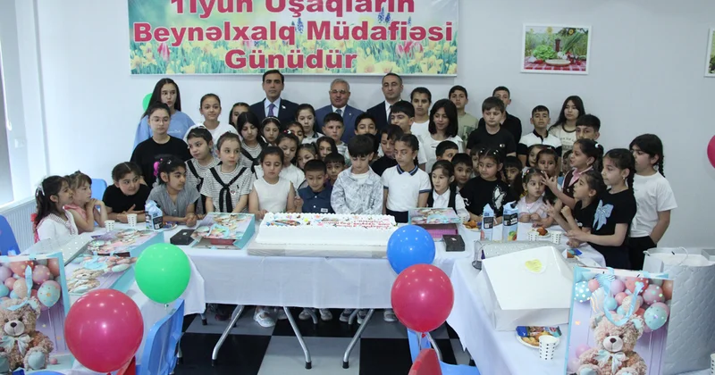 Millət vəkili Tərtərdə şəhid və qazi övladları ilə görüşdü Fotolar