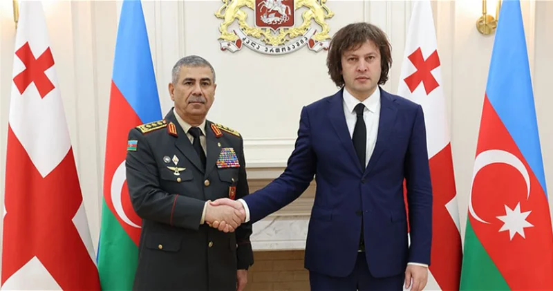 Премьер министр Грузии принял министра обороны Азербайджана ФОТО