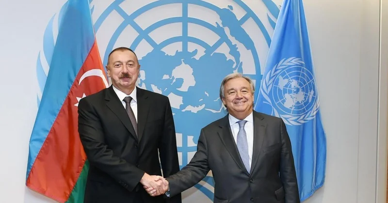 BMT Baş katibindən Azərbaycan Prezidentinə TƏBRİK MƏKTUBU
