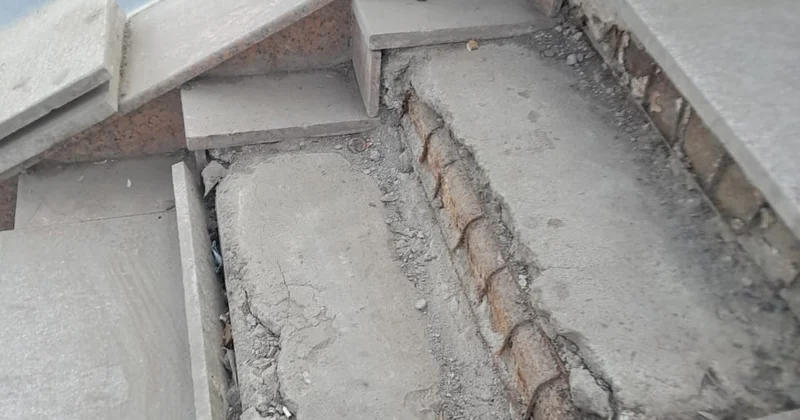 Bakının çirk içindəki keçidləri FOTOLAR