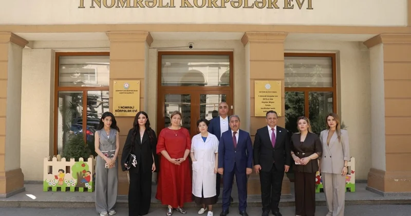 1 saylı körpələr evinə ziyarət təşkil olundu FOTOLAR