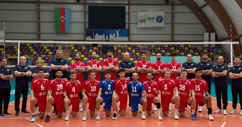 Azərbaycanın voleybol millisi Türkiyəyə yola düşüb