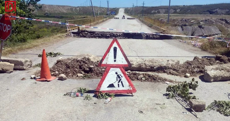 Siyəzəndə Ataçay üzərindəki körpü uçdu: Sakinlər çətinliklə üzləşib TƏFƏRRÜAT FOTO/VİDEO