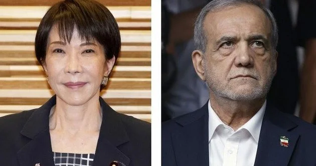 Yaponiya Baş naziri Pezeşkiana zəng etdi