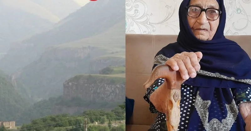113 yaşlı Xeyrənsə nənə Kəlbəcərə gedəcəyi günü Tərtərdə gözləyir