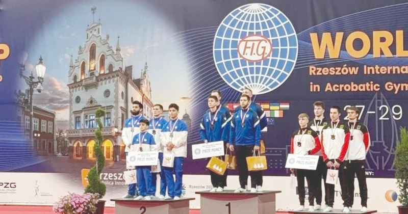 Akrobatlarımız Dünya Kubokunda 2 gümüş medal qazanıblar