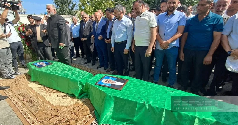 Ziyəddin və Hüseyn Səfərovlarla vida mərasimi keçirilir GÖRÜNTÜ