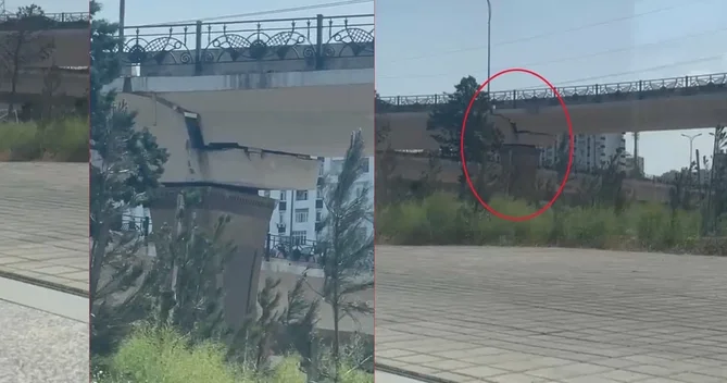 Bakının məşhur körpüsündə təhlükəli vəziyyət yaranıb