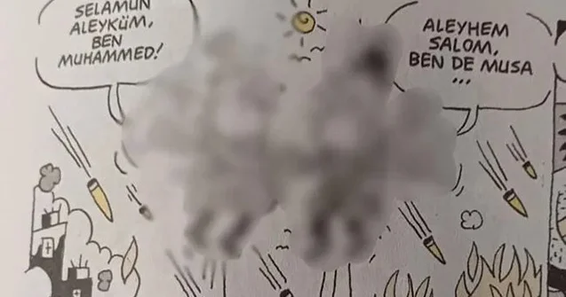 Bu karikatura Türkiyədə qalmaqala səbəb oldu Foto + Video