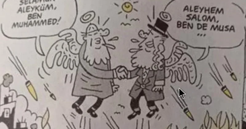 “Leman”da dərc olunan karikatura Türkiyəni qarışdırdı Foto