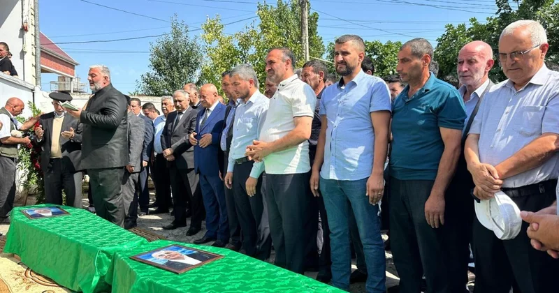 Ağcabədidə Yekaterinburq şəhərində qətlə yetirilən qardaşlarla vida mərasimi başlayıb FOTO