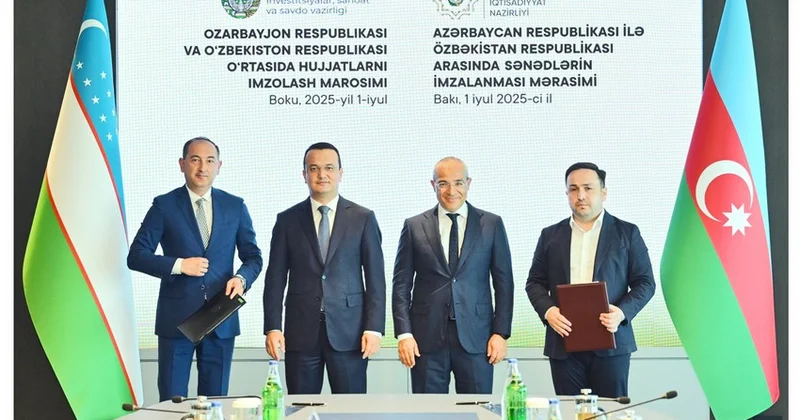 Azərbaycanla Özbəkistan arasında bir sıra sənədlər imzalanıb