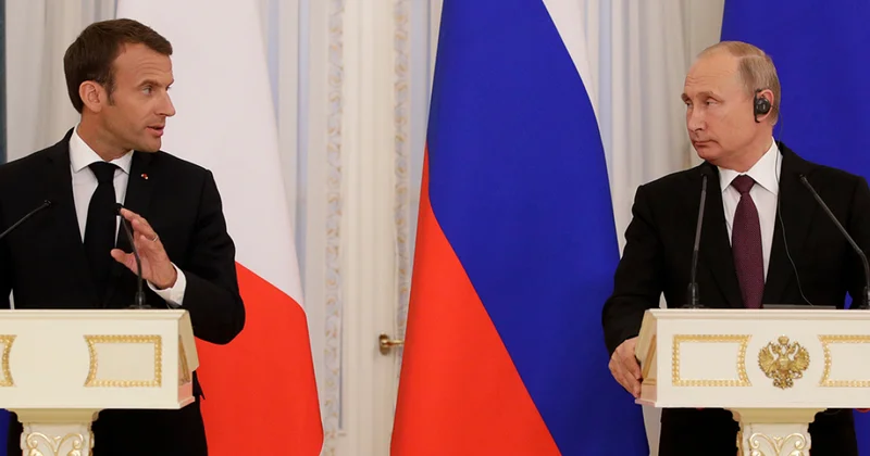 Путин и Макрон поговорили впервые за три года