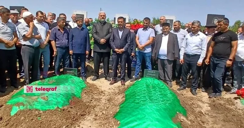 Ağcabədidə Ziyəddin və Hüseyn Səfərovlar dəfn edildi VİDEO