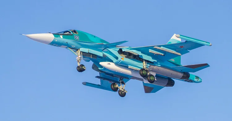 В России рухнул Су 34