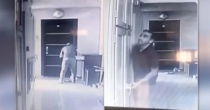 Камеры зафиксировали вора в подъезде жилкомплекса в Баку