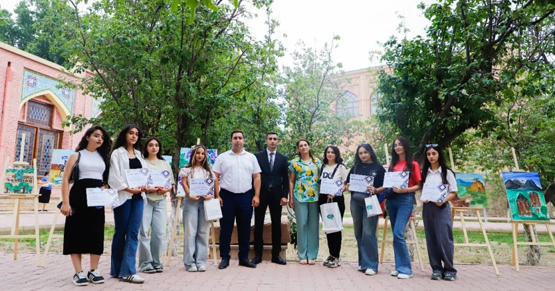 Ordubadda gənclərin “VI Art Battle” rəsm müsabiqəsi keçirilib