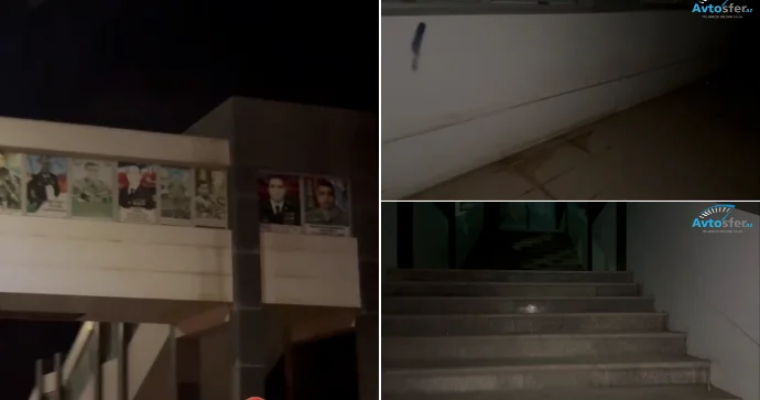 Qaradağda yerüstü keçid “bomjların” məkanına çevrilib; qurumlar susur VİDEO