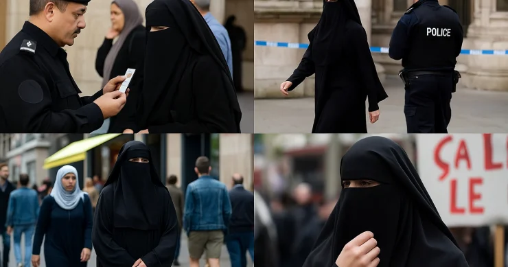 Niqab, yoxsa “terrorçulara maska? QADAĞALARA fərqli münasibət