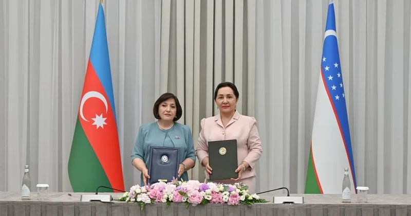 Milli Məclisi ilə Özbəkistan Ali Məclisi Senatı arasında sənədlər imzalanıb