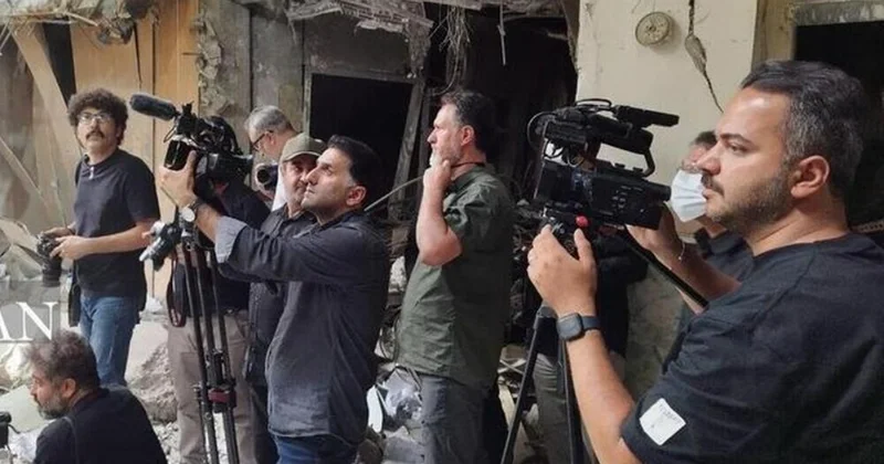 İsrail hücumlarında dağıdılan Evin zindanından DƏHŞƏTLİ GÖRÜNTÜLƏR