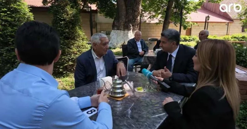 İcra başçısının çayxana görüşü: Videodakı qalstuklu şəxlər kimlərdir?