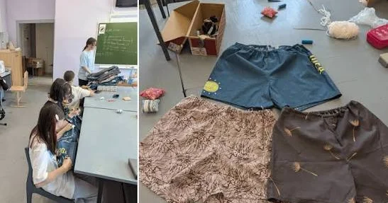 Rusiyada 5 6 cı sinif şagirdlərinə işğalçı Putin ordusunun əsgərləri üçün alt paltarı tikdirirlər... FOTOLAR