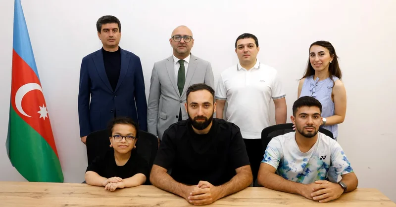 Milli Paralimpiya Komitəsində parabadmintonçularla görüş keçirilib FOTO