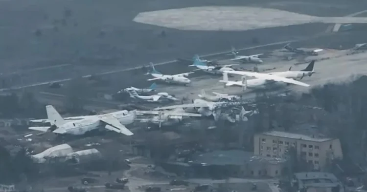 Krımdakı Saki hərbi aerodromuna zərbə endirilib