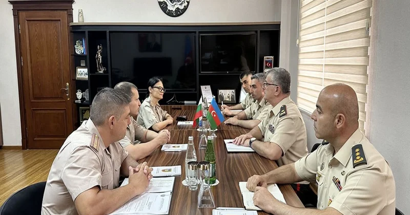 Bolqarıstan Müdafiə Nazirliyinin nümayəndə heyəti Azərbaycanda səfərdədir FOTO