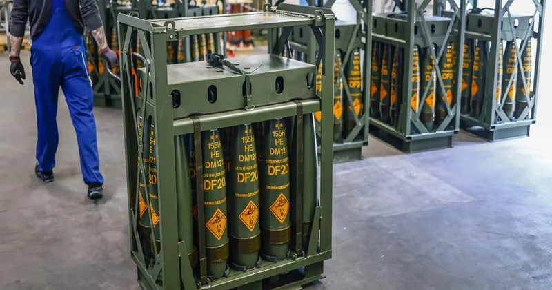 Almaniyanın Rheinmetall şirkəti Ukraynaya 155 millimetrlik mərmilər tədarük edəcək