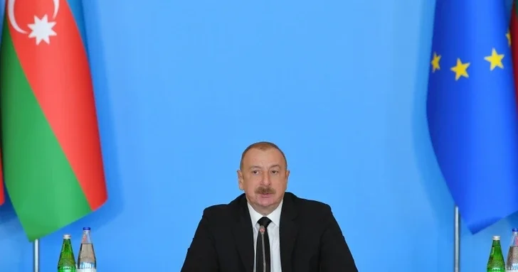 Ильхам Алиев: Сегодня половина нашего экспорта газа поступает в страны члены Европейского Союза
